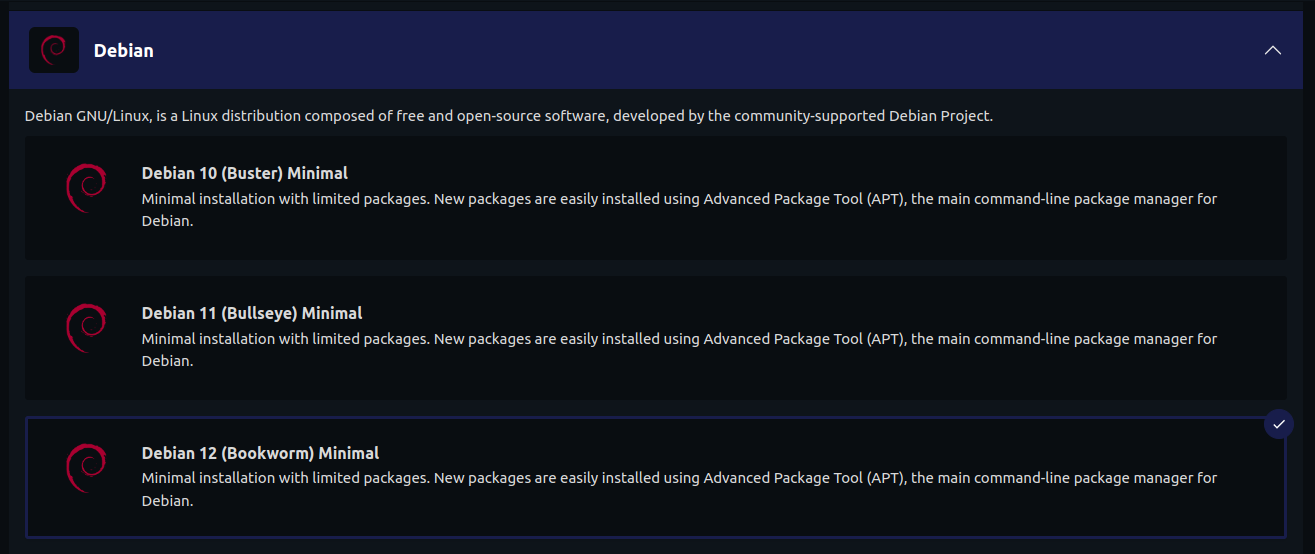 Choose Debian VPS Hosting