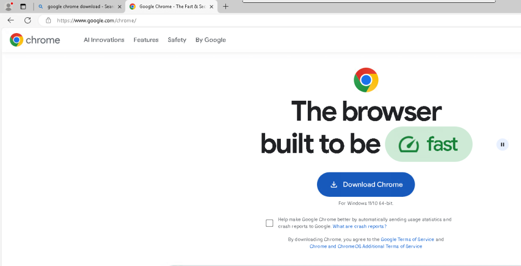 Install Google Chrome on Windows VPS